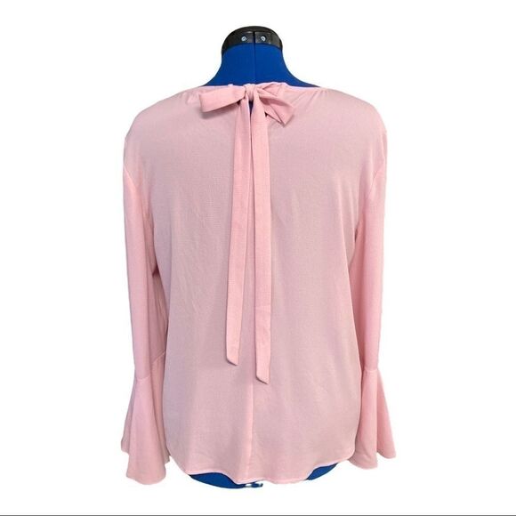 H HALSTON, pink/peach Women’s Top, Size Large‎ - Picture 4 of 10